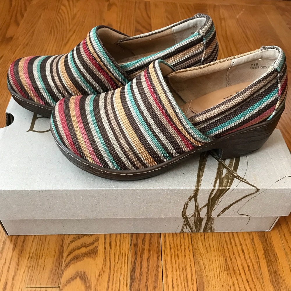 Striped Boc Peggy Clog
